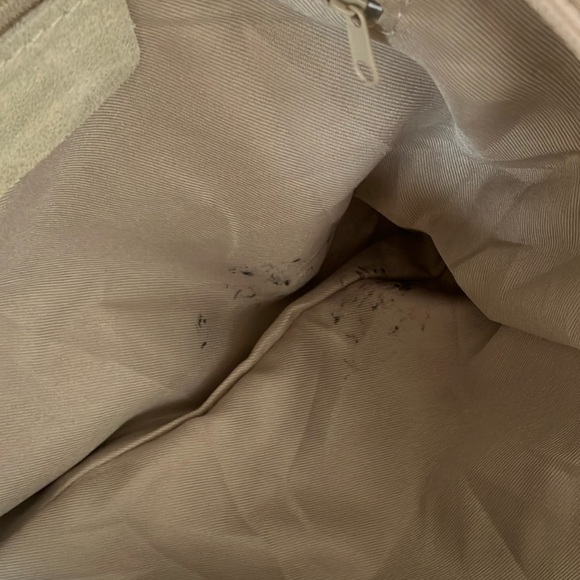 Made in Italy Cream Leather Chain Tote Bag - Picture 5 of 5